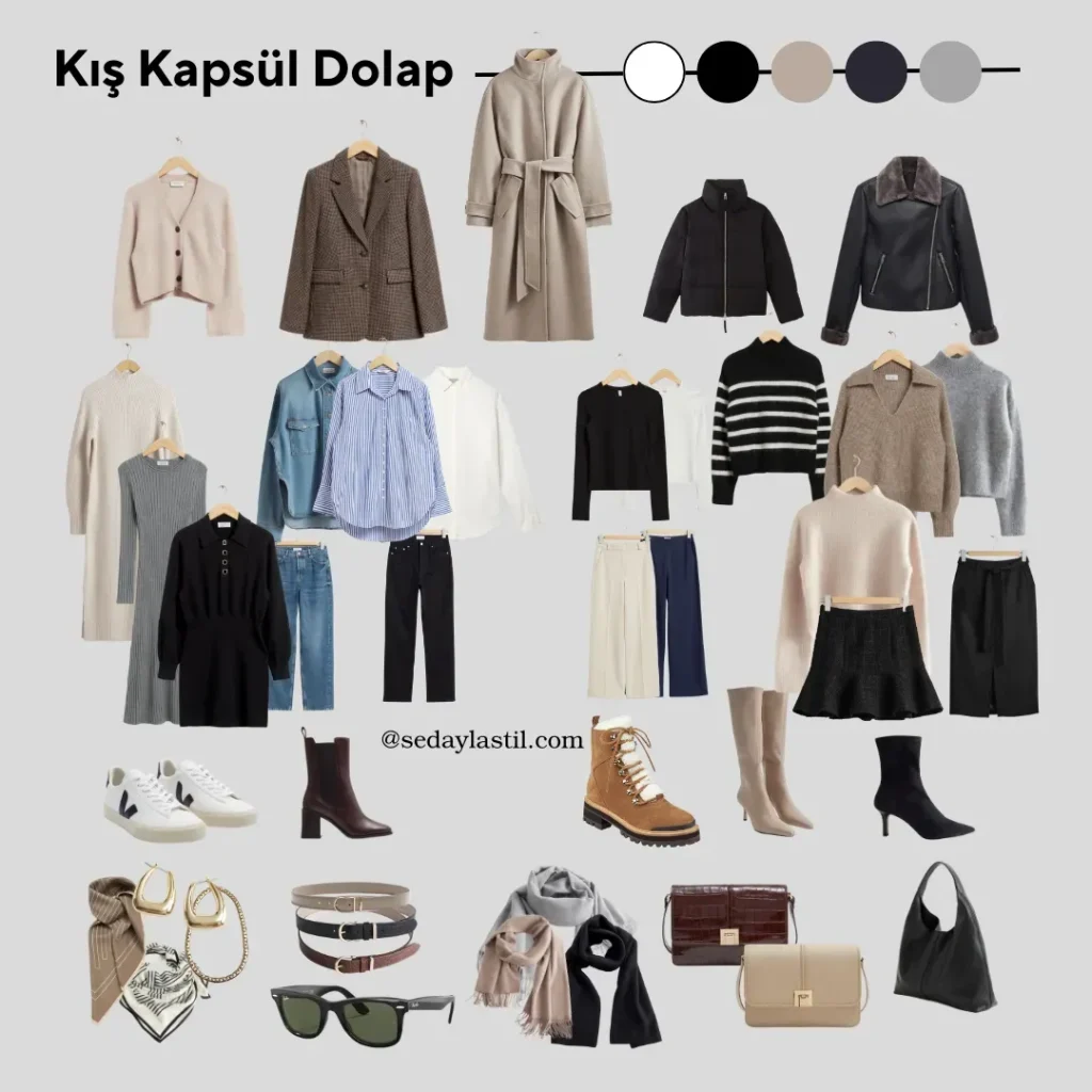 Kapsül gardırop: Çok yönlü moda için basitleştirin